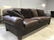 Lot 5 RALPH LAUREN Brown Leather Sofa & Pillows - 3