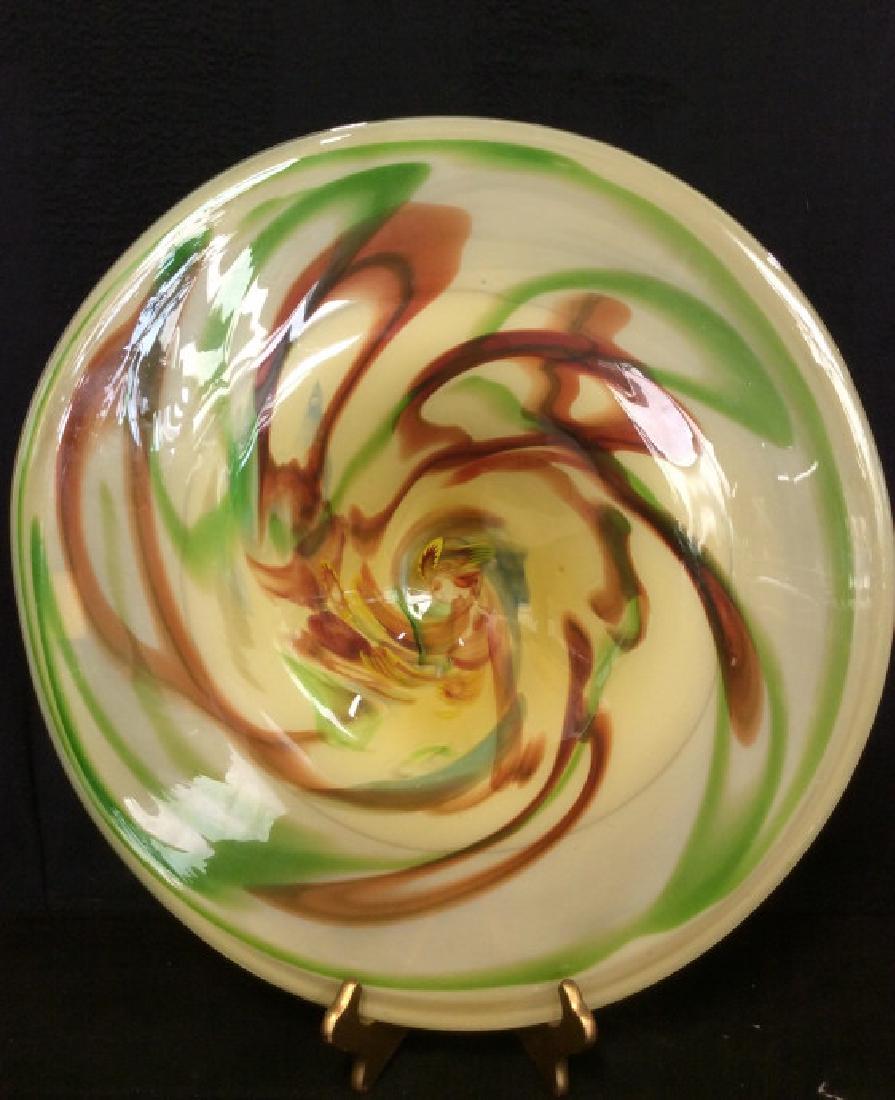Art Glass Serving Platter Centerpiece (1 of 9)