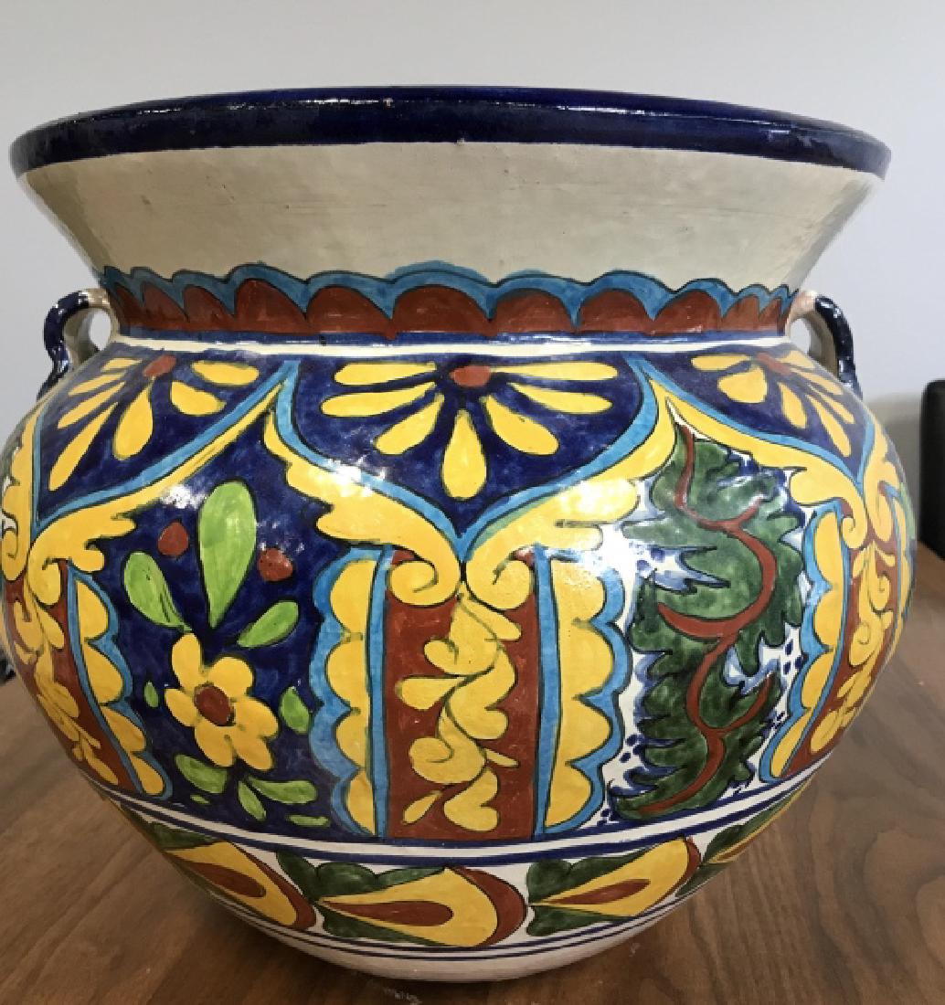 Floral Designed Ceramic Planter (1 of 11)