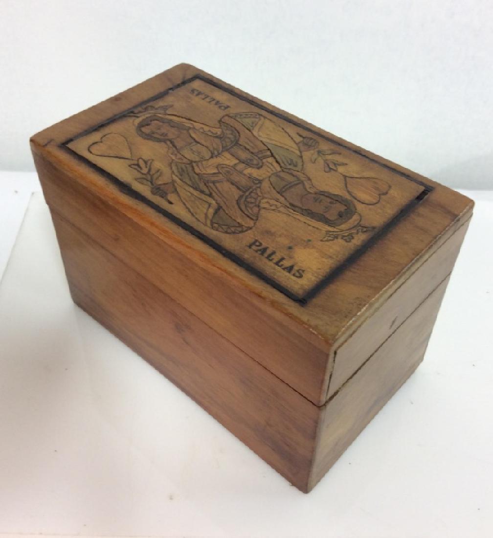 Inlaid Pallas Playing Card Box (1 of 9)
