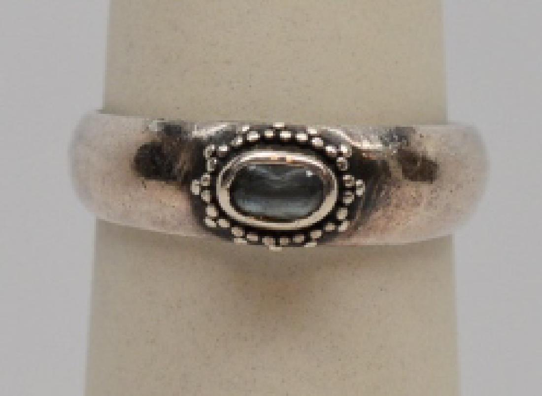 Sterling Silver & Natural Amethyst Ring (1 of 3)
