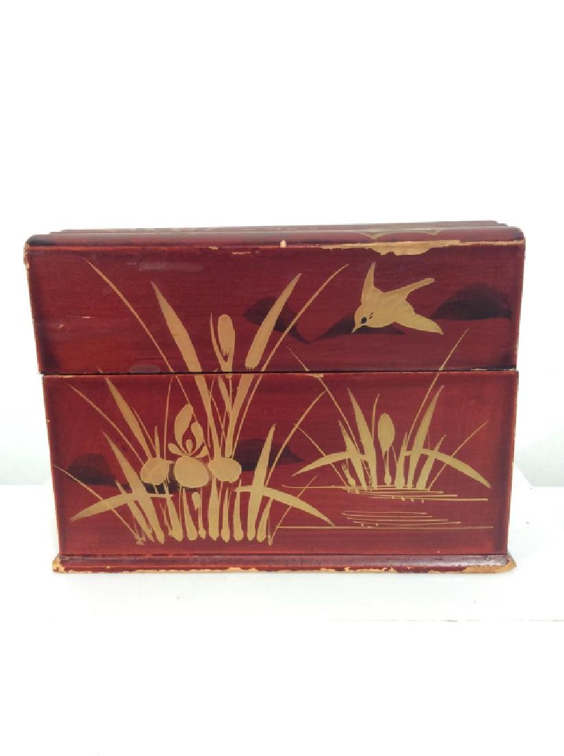 Vintage Japanese Laquerware Playing Card Box (1 of 8)