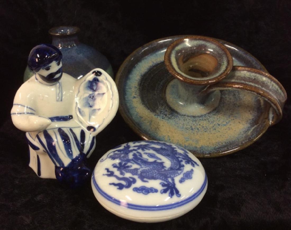 Lot 4 Assorted Porcelain and Ceramic Tabletop Acc (1 of 16)