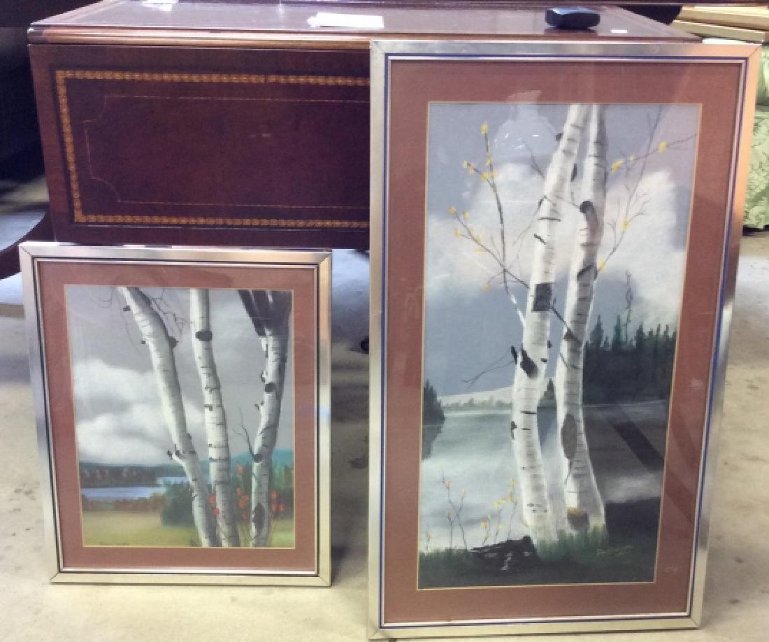 Pair Edward Dorsey Signed Pastel Drawings (1 of 11)