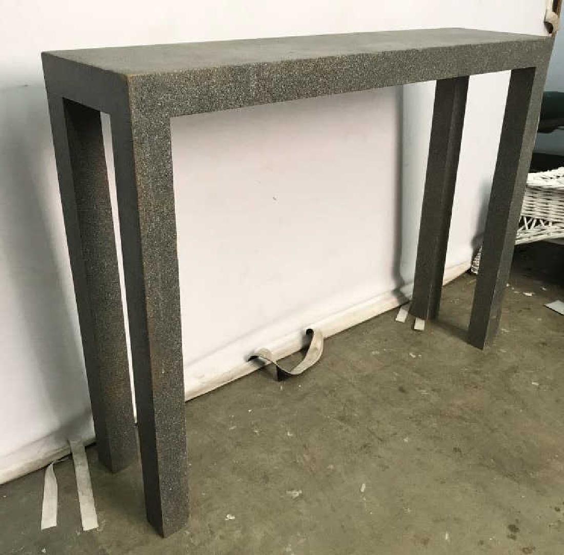 Grey Toned Wooden Console Table (1 of 8)
