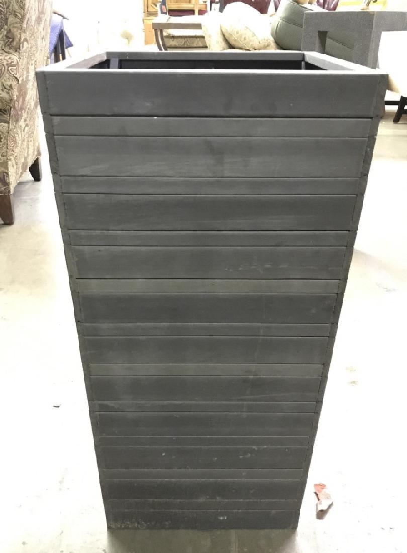 Contemporary Grey Toned Wool & Metal Planter (1 of 6)