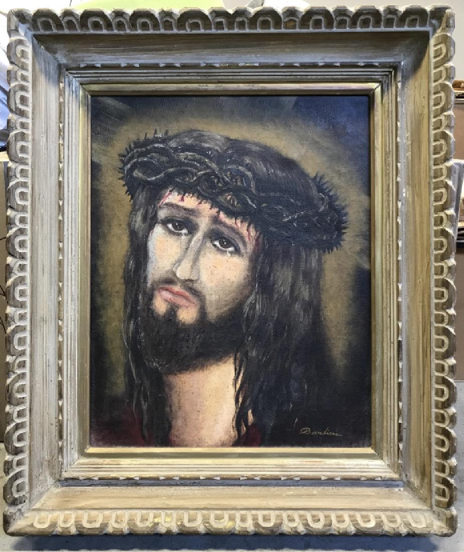 BARBIERI Painting On Canvas Of Religious Figure (1 of 8)