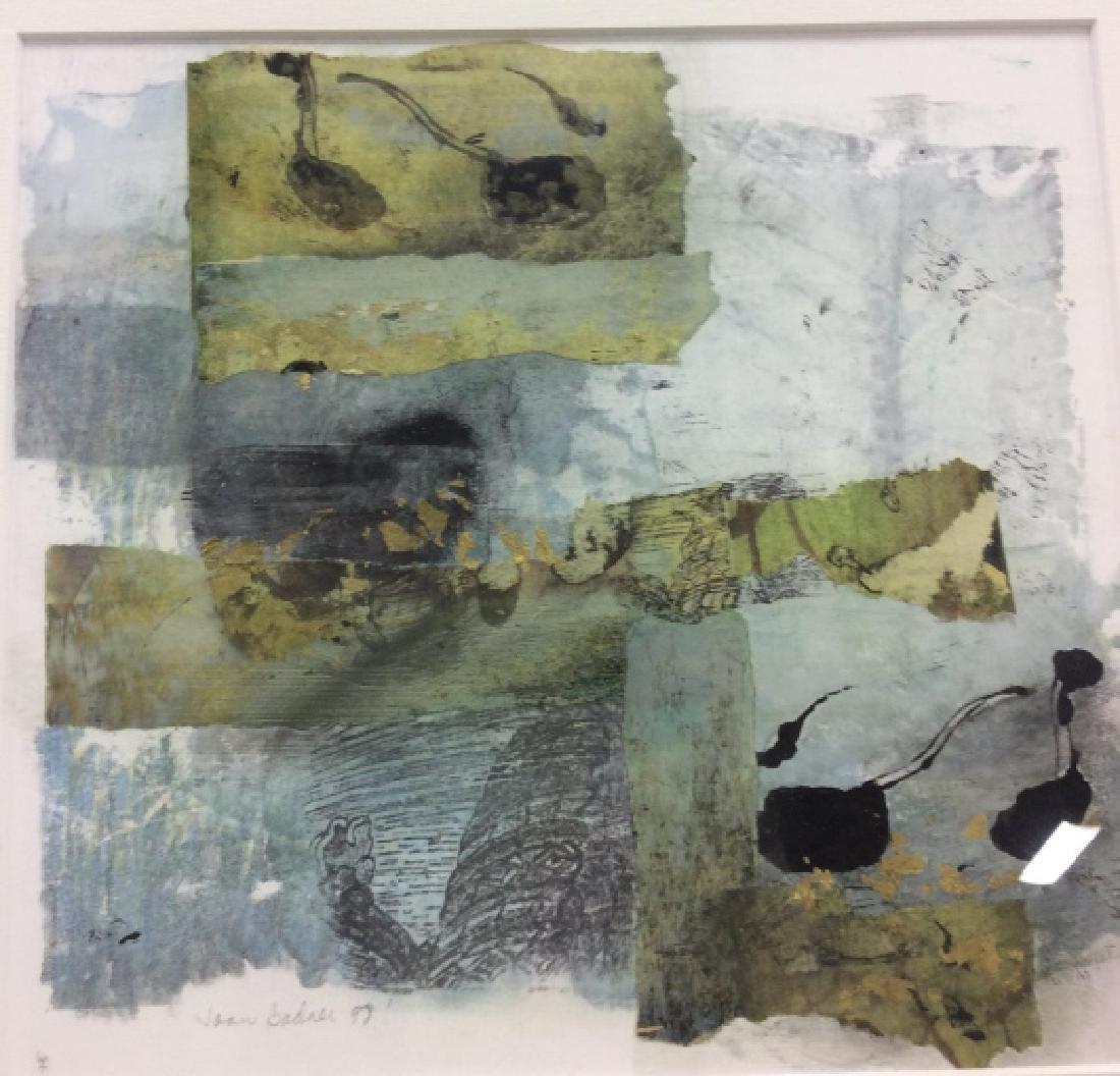 JOAN BADNER Imperial Garden Mixed Media Artwork (1 of 8)