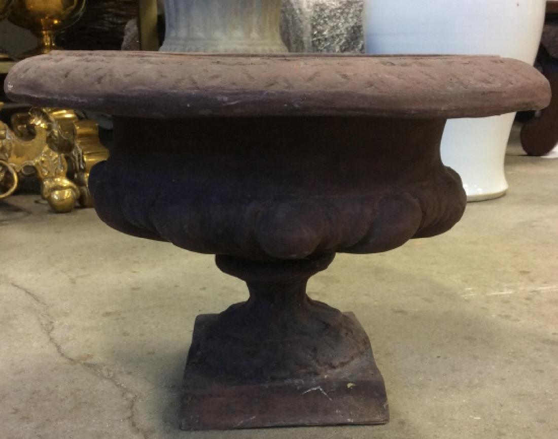 Composite Brown Toned Urn Planter (1 of 8)