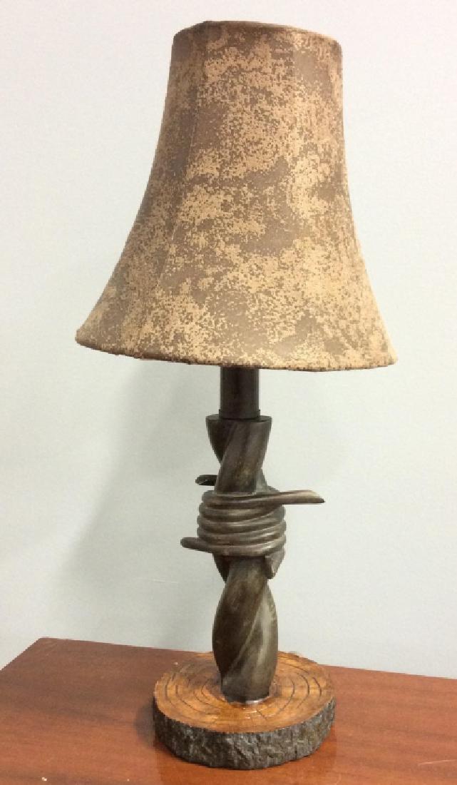 Barbed Wire Style Sculptural Table Lamp (1 of 8)