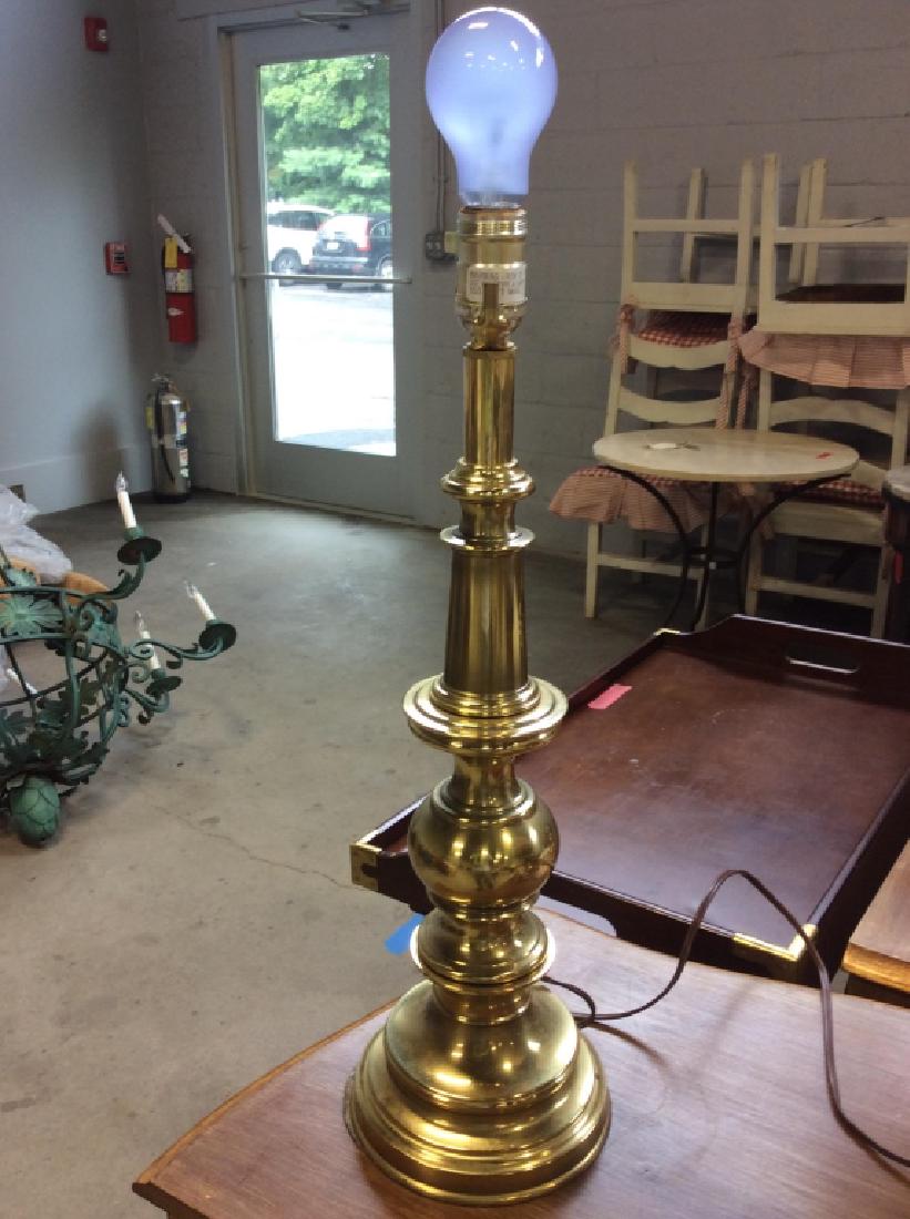 STIFFEL Gold Toned Brass Metal Table Lamp (1 of 8)