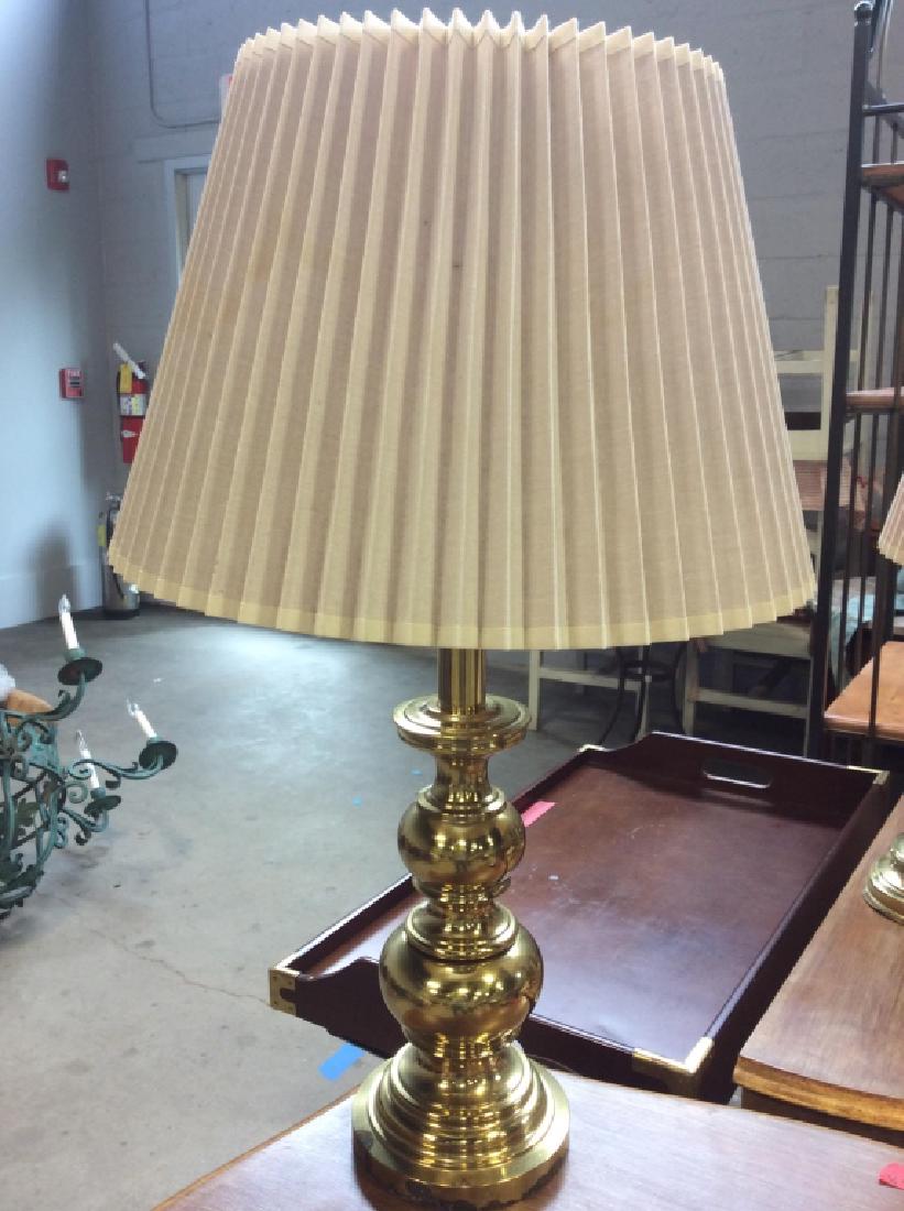 STIFFEL Gold Toned Brass Table Lamp (1 of 9)