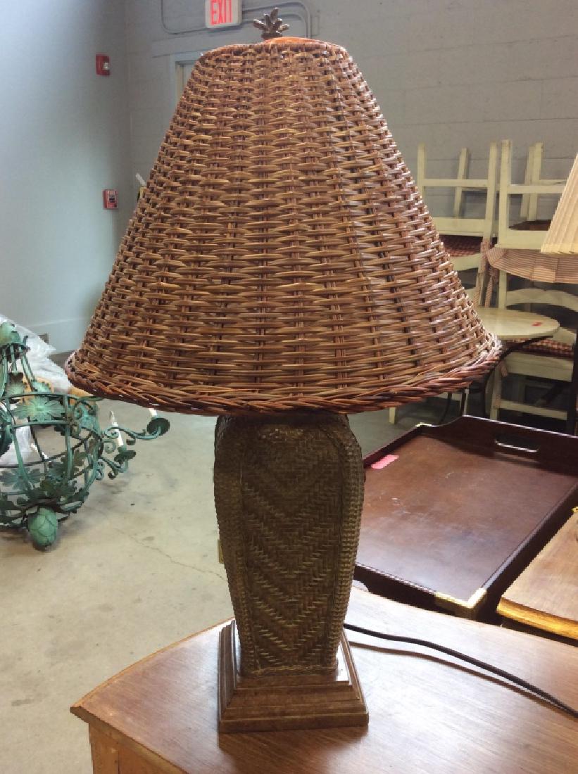 PACIFIC COAST LIGHTING Wicker Table Lamp (1 of 10)