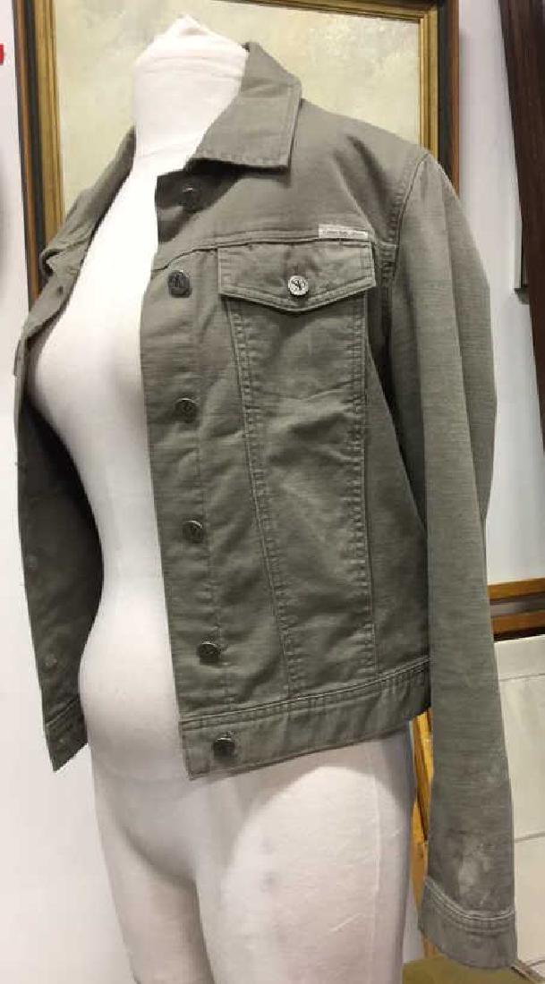 CALVIN KLEIN GREY DENIM JACKET (1 of 7)