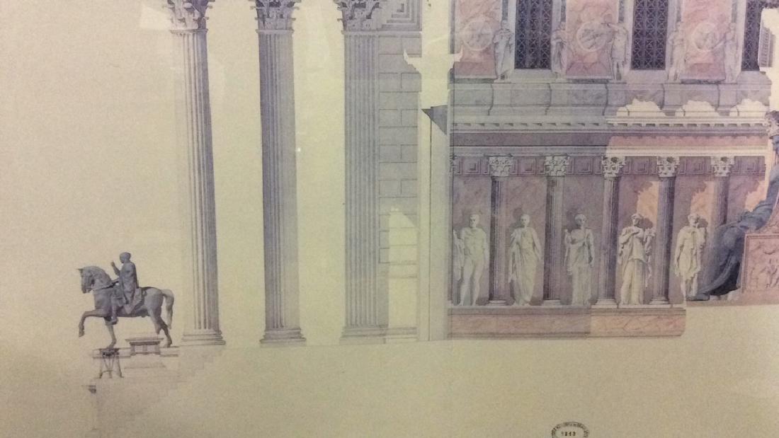 Roman Architectural Framed Matted Art Print (1 of 8)