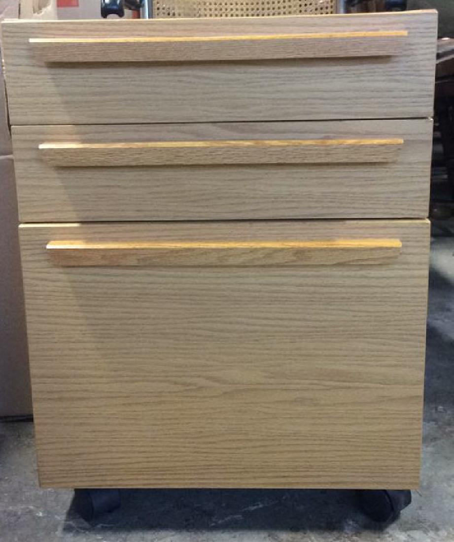 Rolling Wooden File Cabinet Table (1 of 8)