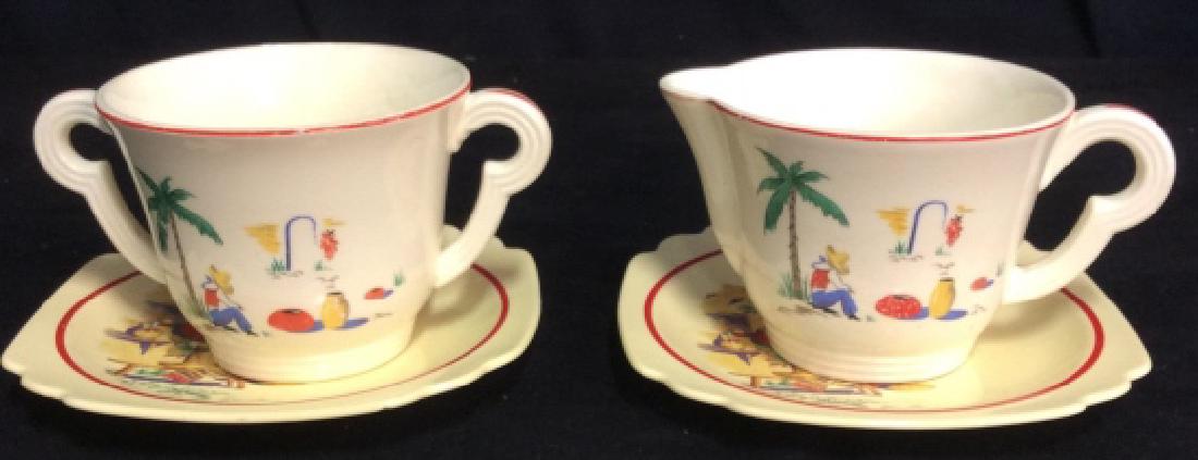 Set 4 HACIENDA By Homer Laughlin Ceramic Porcelain (1 of 8)