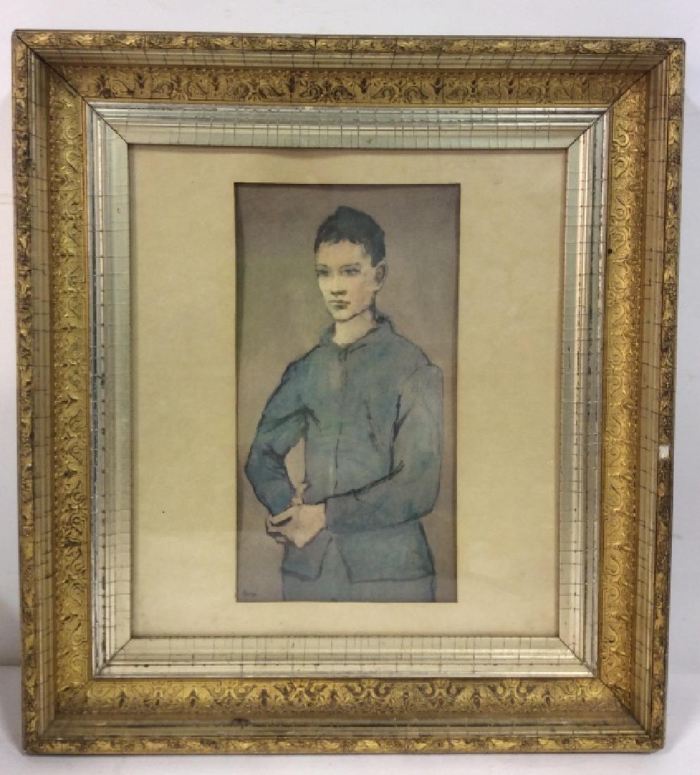 Boy In Blue PABLO PICASSO Print Artwork (1 of 8)