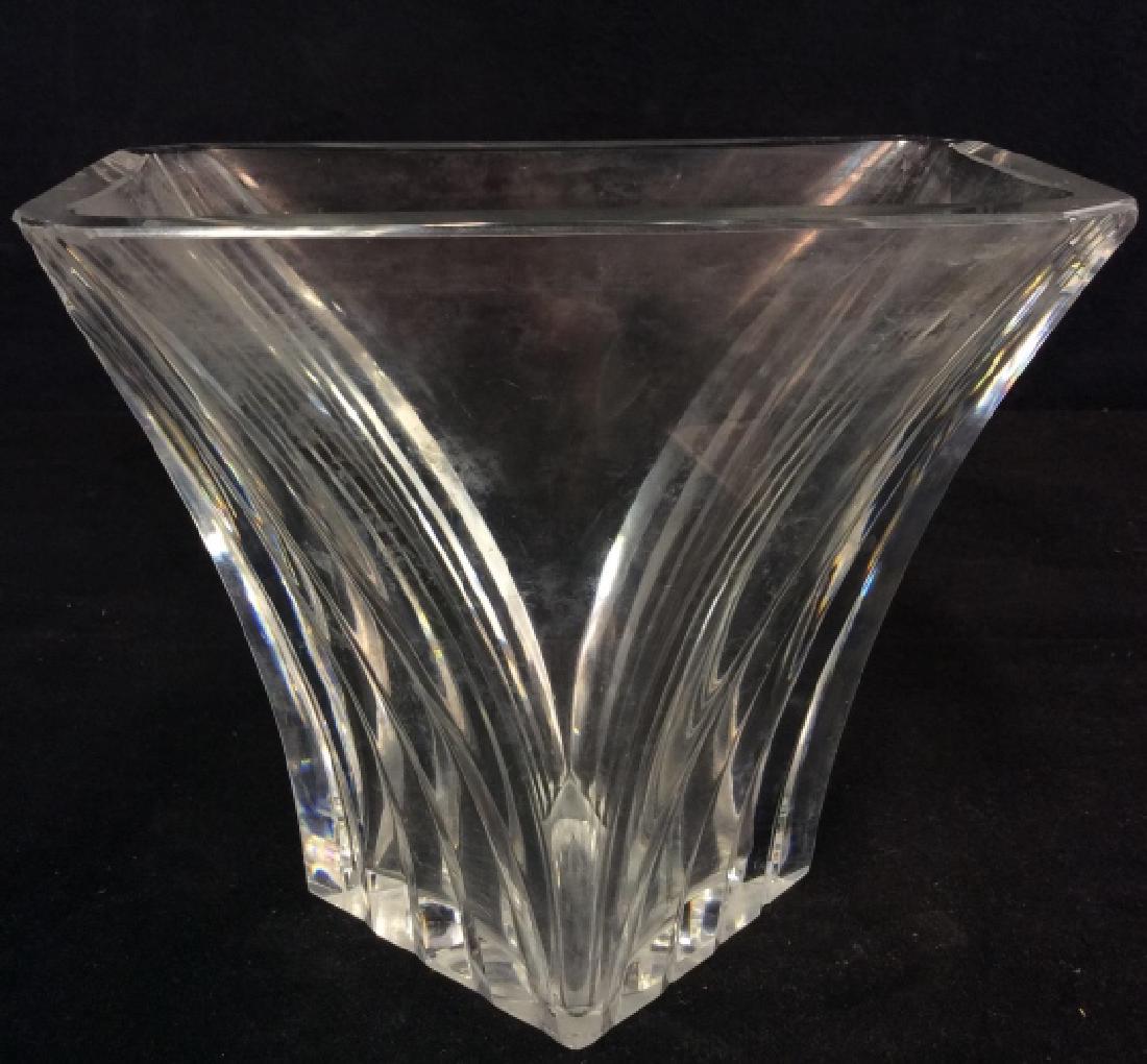 BACCARAT Crystal Rectangular Vase (1 of 9)