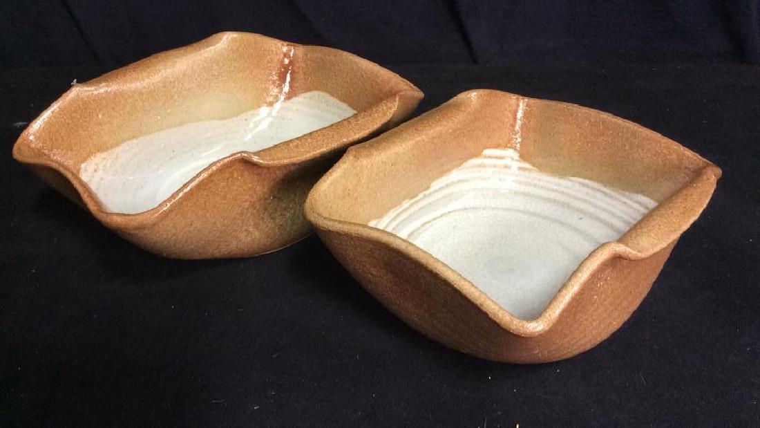 Pair Studio Pottery Vessels (1 of 6)