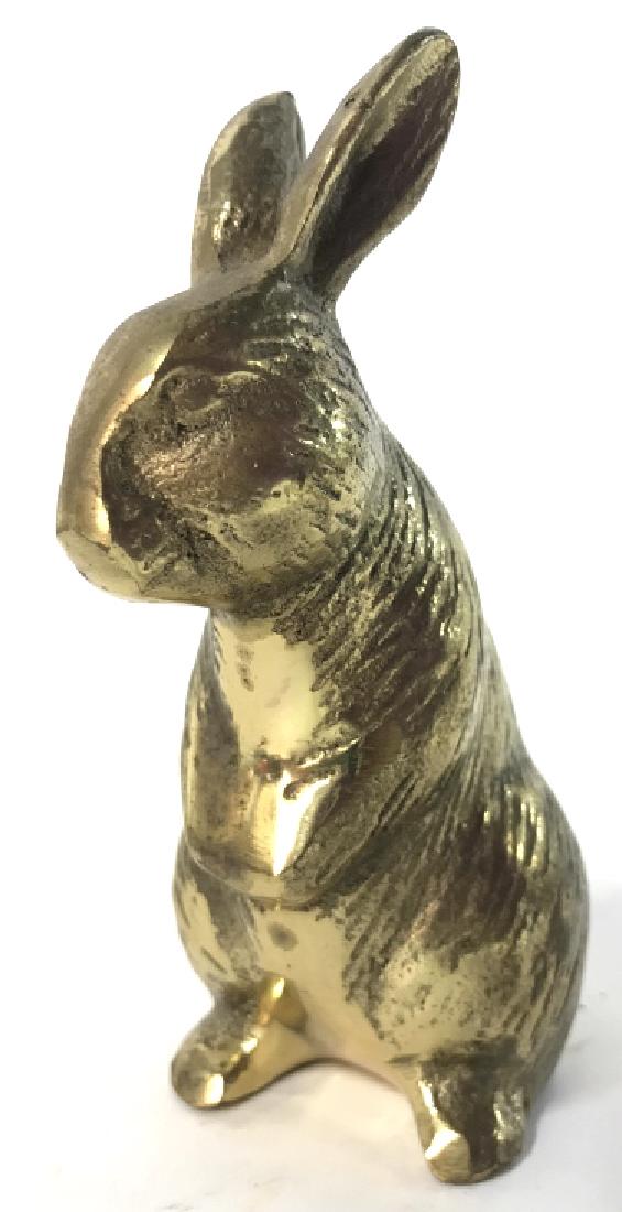 Lot 2 Gold Toned Rabbit Figurals (1 of 6)