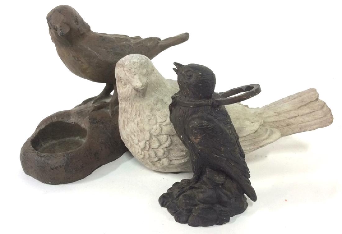 Lot 3 Composite Material Bird Figural Statuettes (1 of 13)