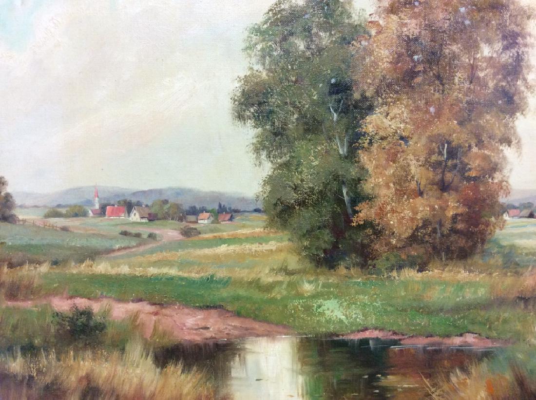 R Krotter Signed c1890s Dutch Landscape Painting (1 of 10)