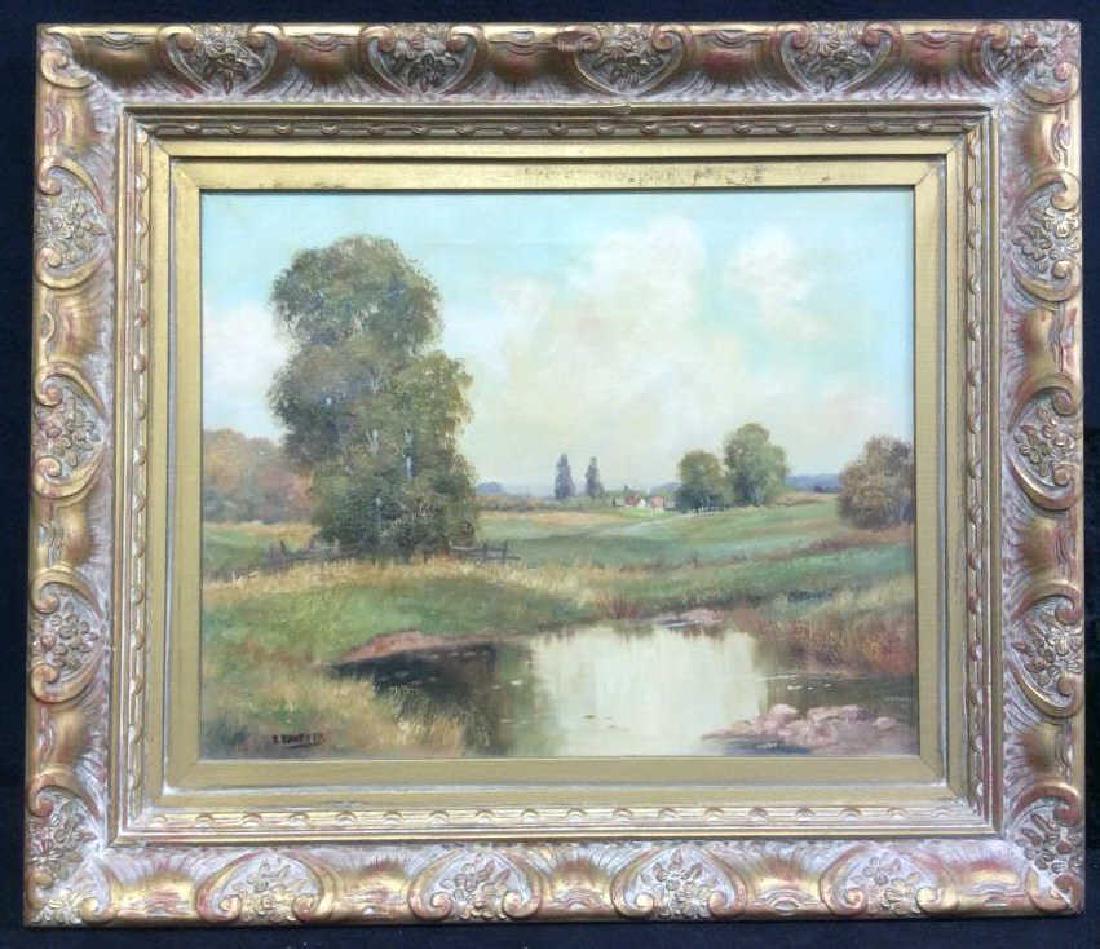 R Krotter Signed c1890s Dutch Landscape Painting (1 of 11)