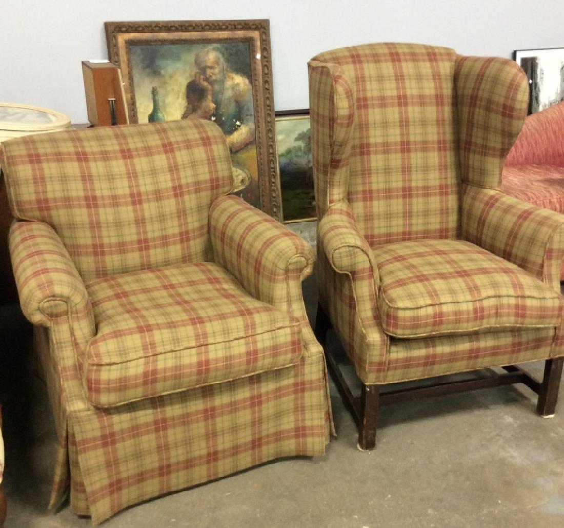 ralph lauren plaid chair