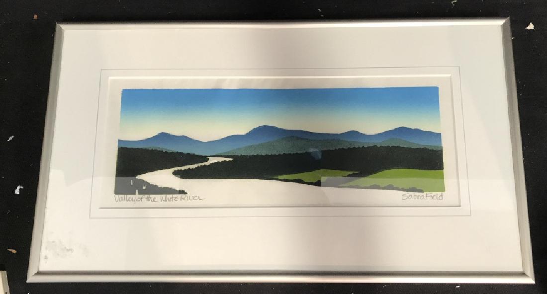 Valley Of The White River: Sabra Field Framed Art (1 of 7)