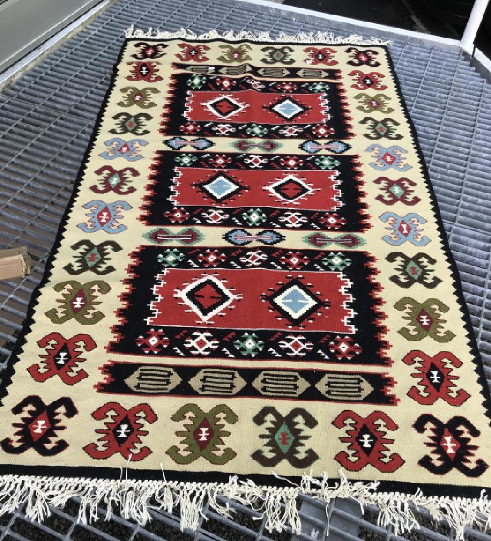 Aztec Print Colorful Woven Area Rug (1 of 6)