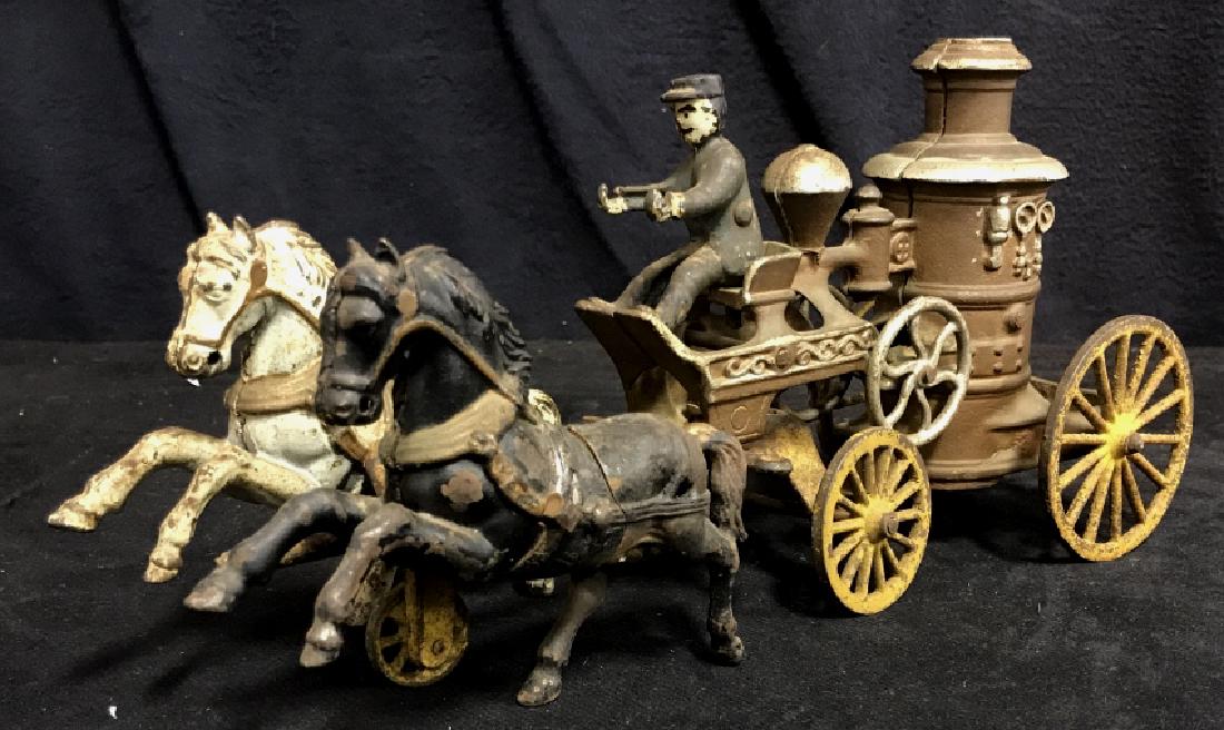 Antique Painted Metal Circus Set Toy Decor (1 of 11)