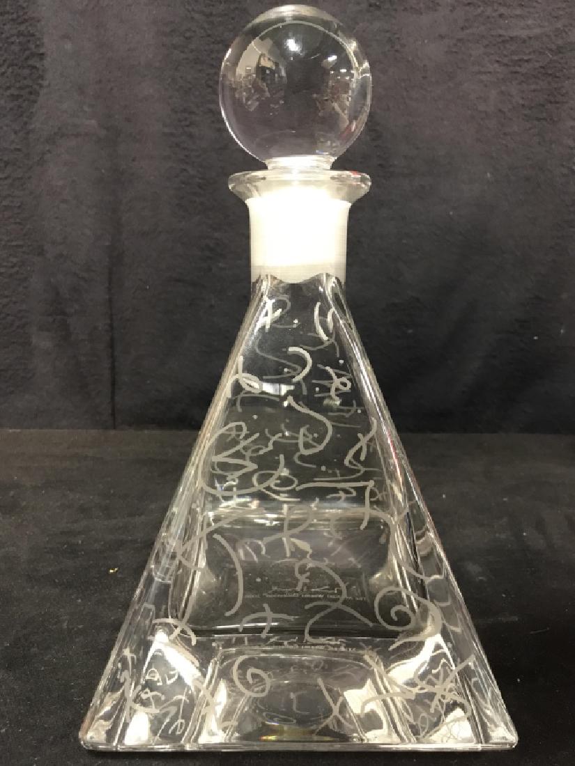 MICHAEL WEEMS Art Glass Decanter (1 of 10)