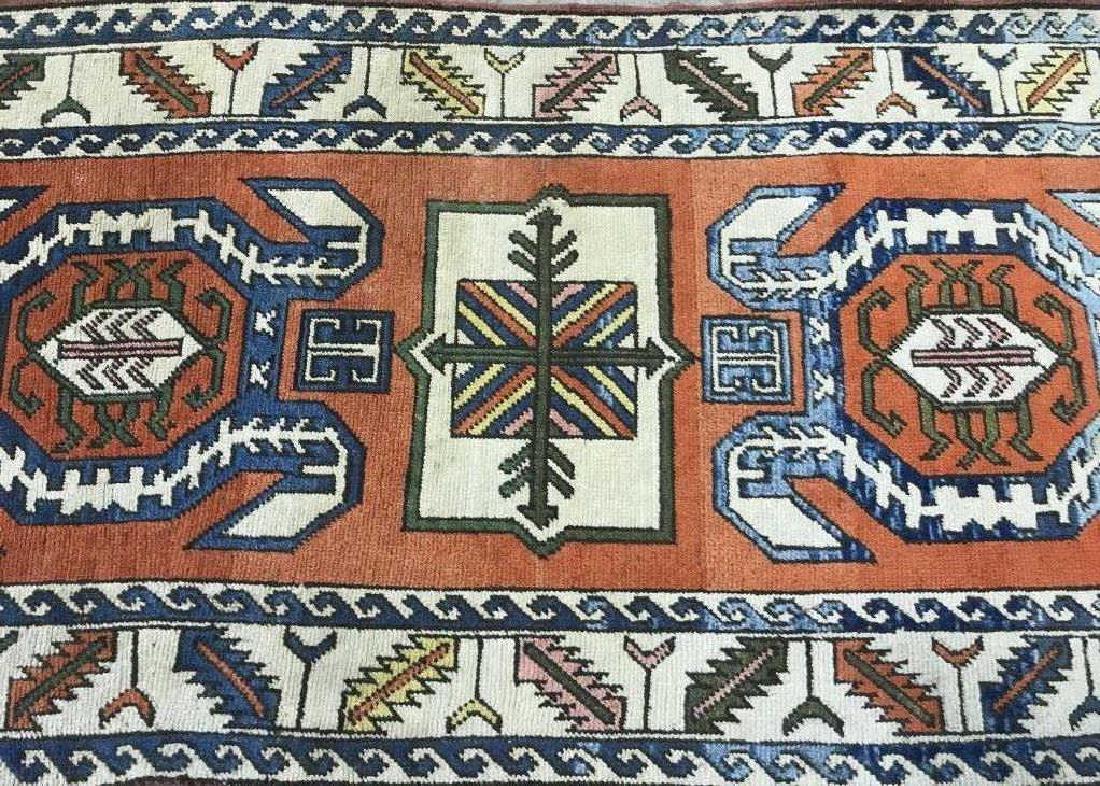 Vintage Handmade Fringed Oriental Rug (1 of 12)