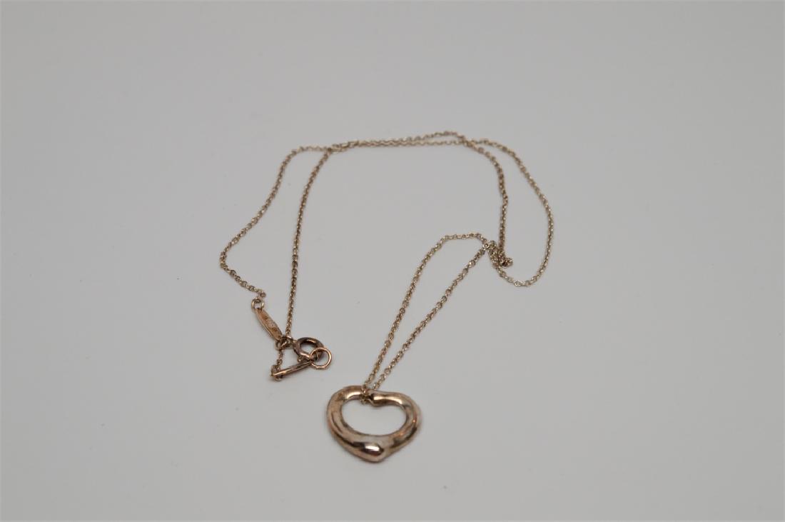 Tiffany Sterling Silver Heart Necklace (1 of 2)