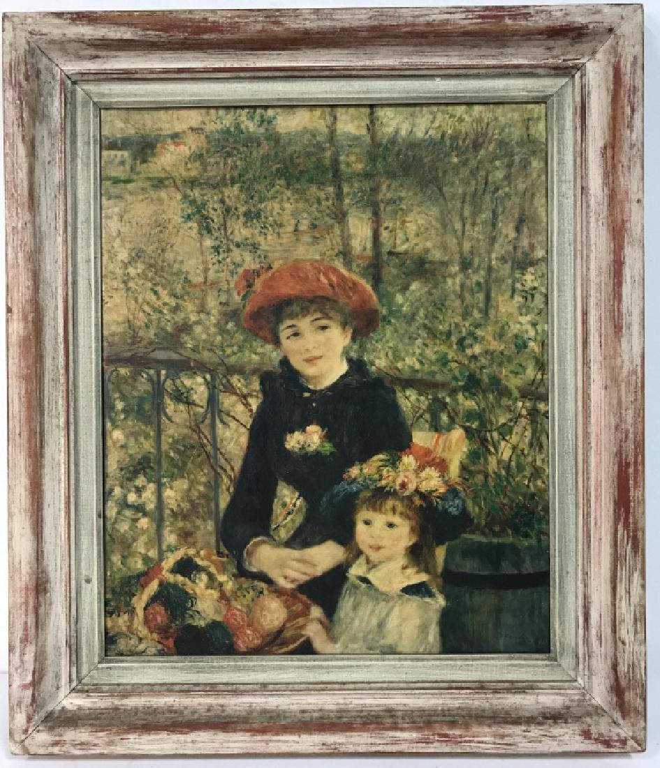 Auguste Renoir On The Terrace Print on Canvas (1 of 9)