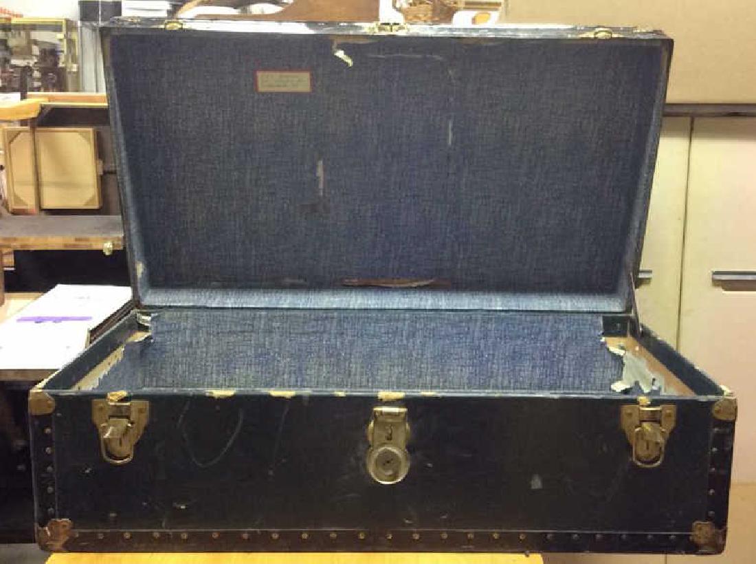 HERALD Dark Green & Gold Toned Chest W Handles (1 of 10)