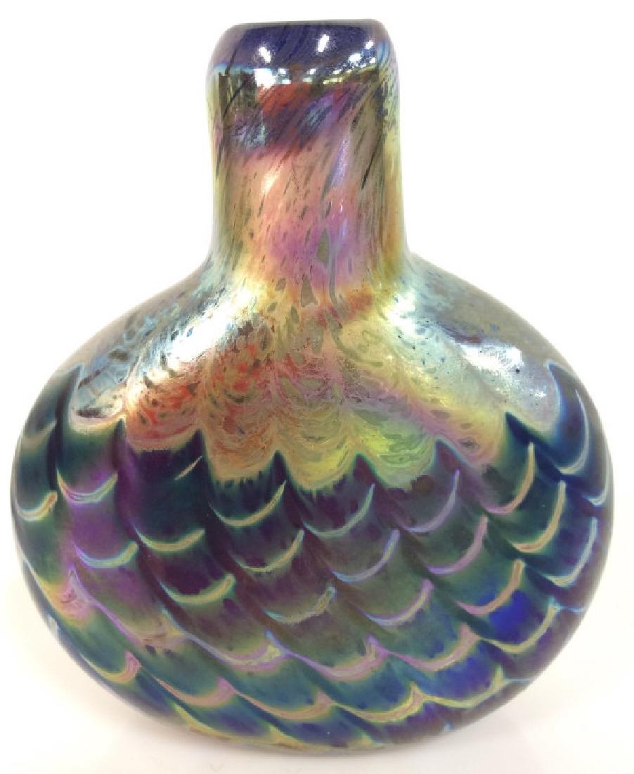 Iridescent Studio Art Glass Perfume Bottle (1 of 6)