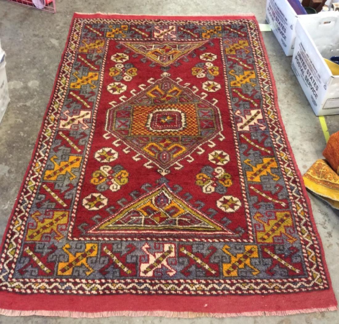 Hand made Vintage Turkish Wool Carpet (1 of 11)