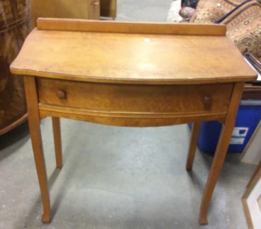 Antique Birds Eye Maple Desk Table (1 of 9)