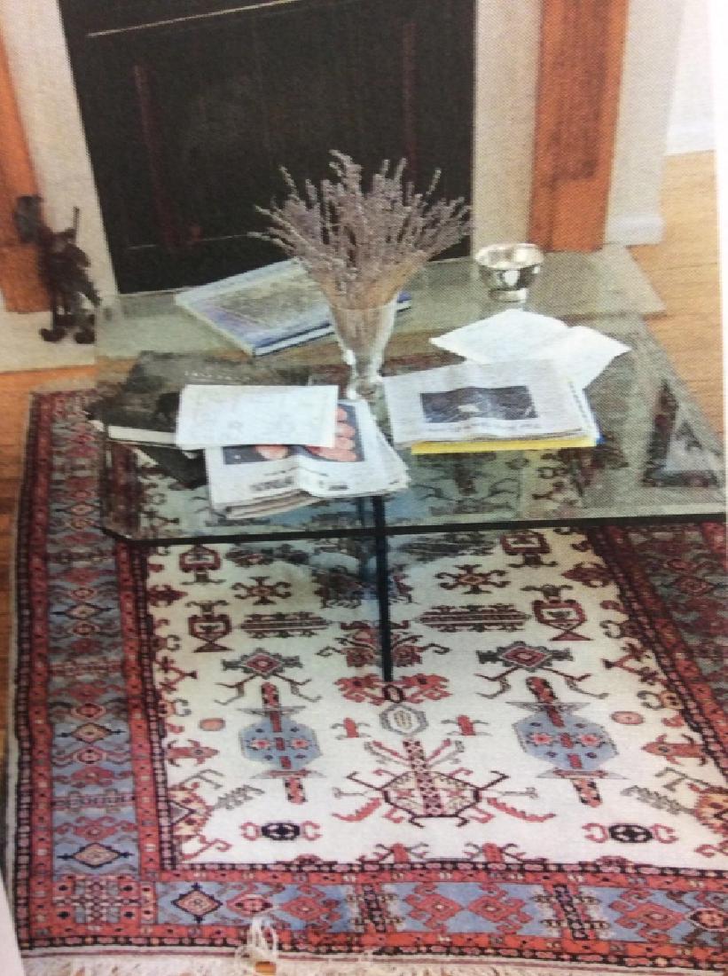 Mod Glass Coffee Table w Glass Base (1 of 3)