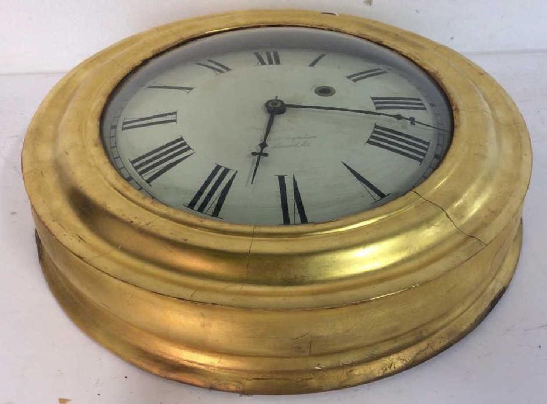 Gold Leafed E & A INGRAHAM BRISTOL Ltd Clock (1 of 13)