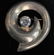 Vintage Sterling Silver W Rhinestone Brooch Pin - 6