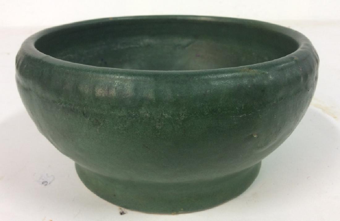 Hand Made Green Vintage Pottery Vessel (1 of 8)