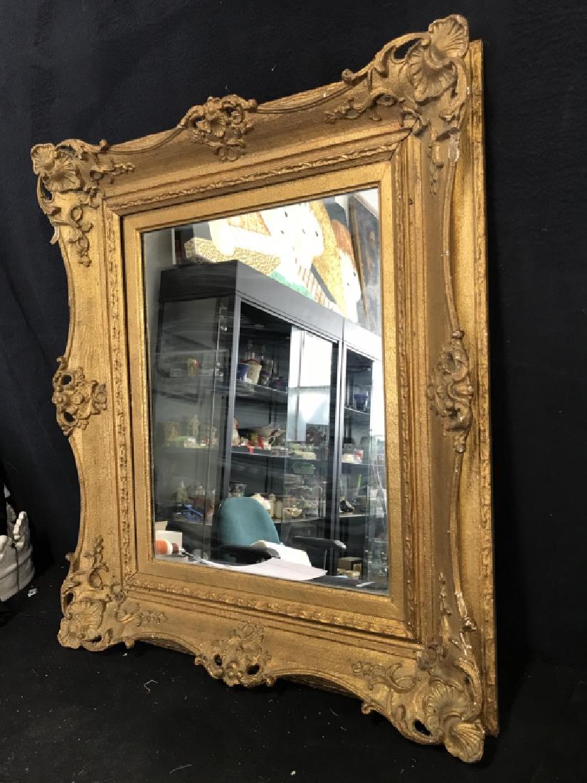 Vintage Gold Toned Ornate Mirror (1 of 6)