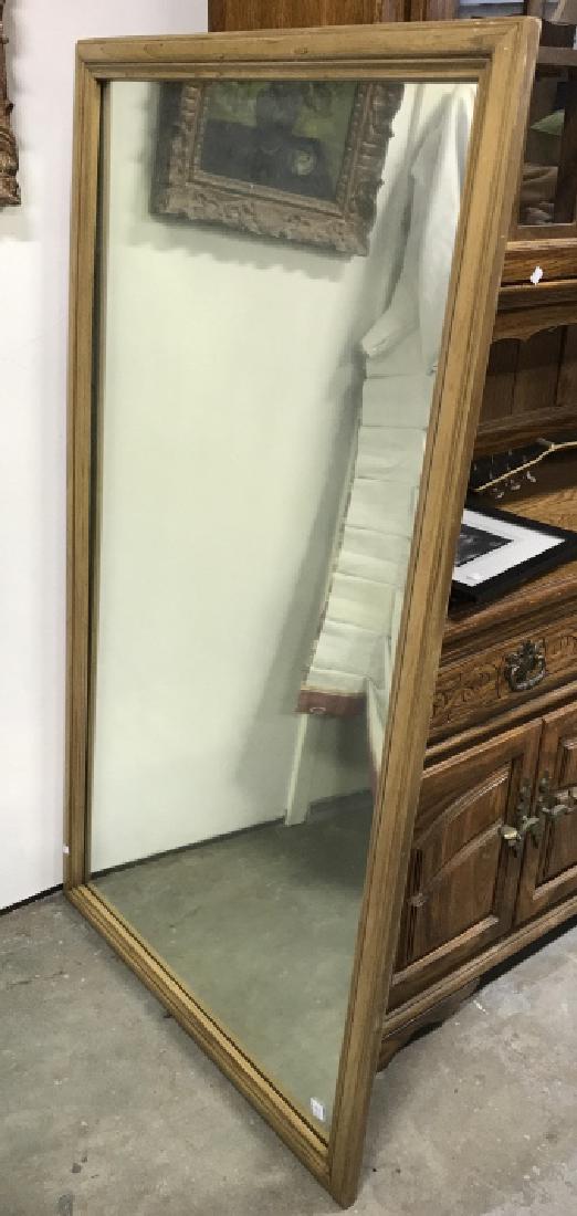 Large Carved Wood Framed Mirror (1 of 5)