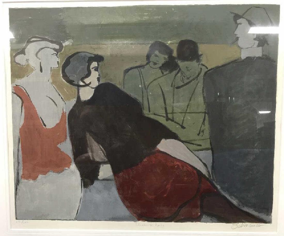 Signed Number Figural Contemporary Artwork France (1 of 11)