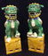 Pair Vintage/Antique Pair Asian Ceramic Foo Dogs