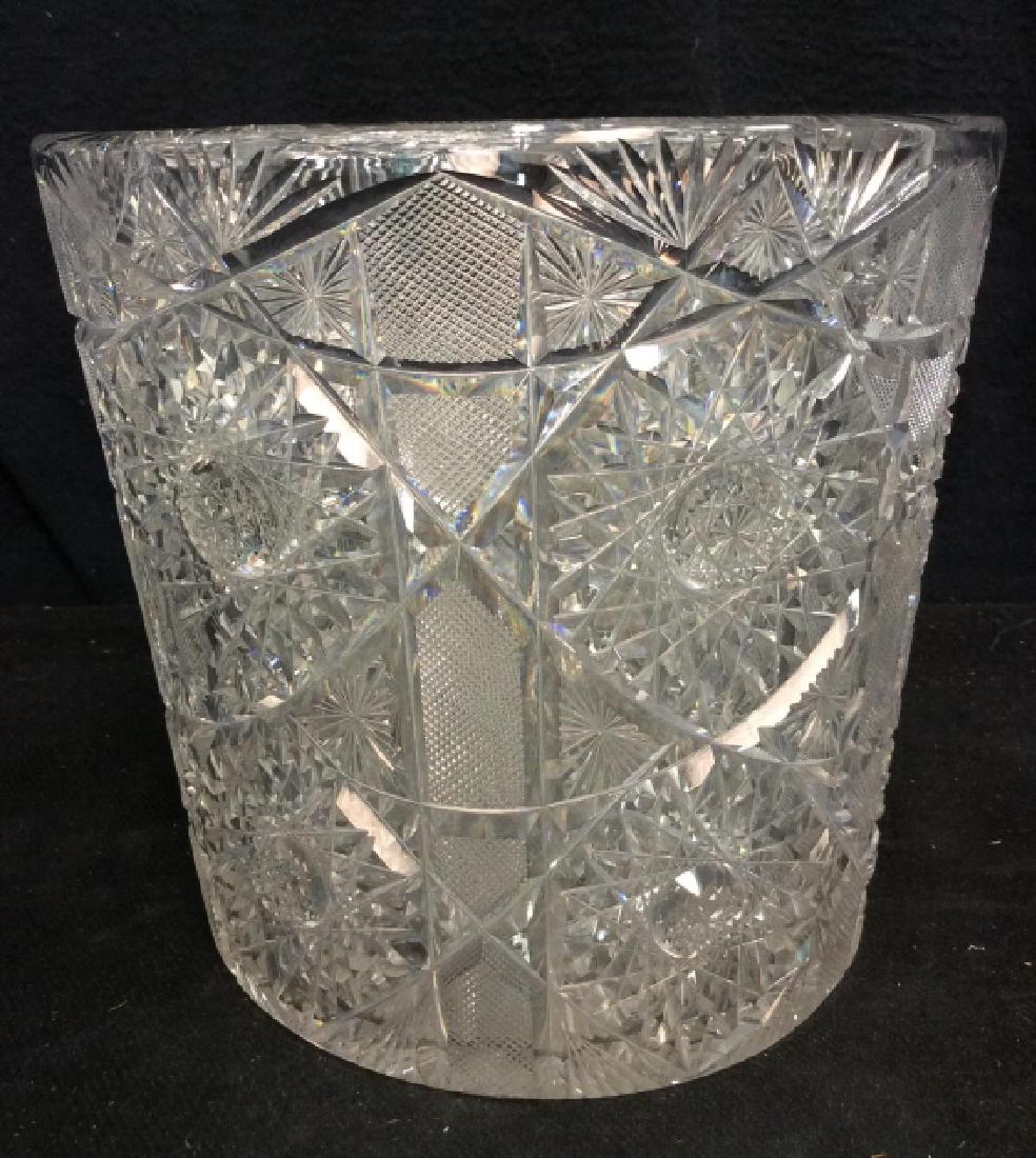 Brilliant Cut Crystal Ice Bucket