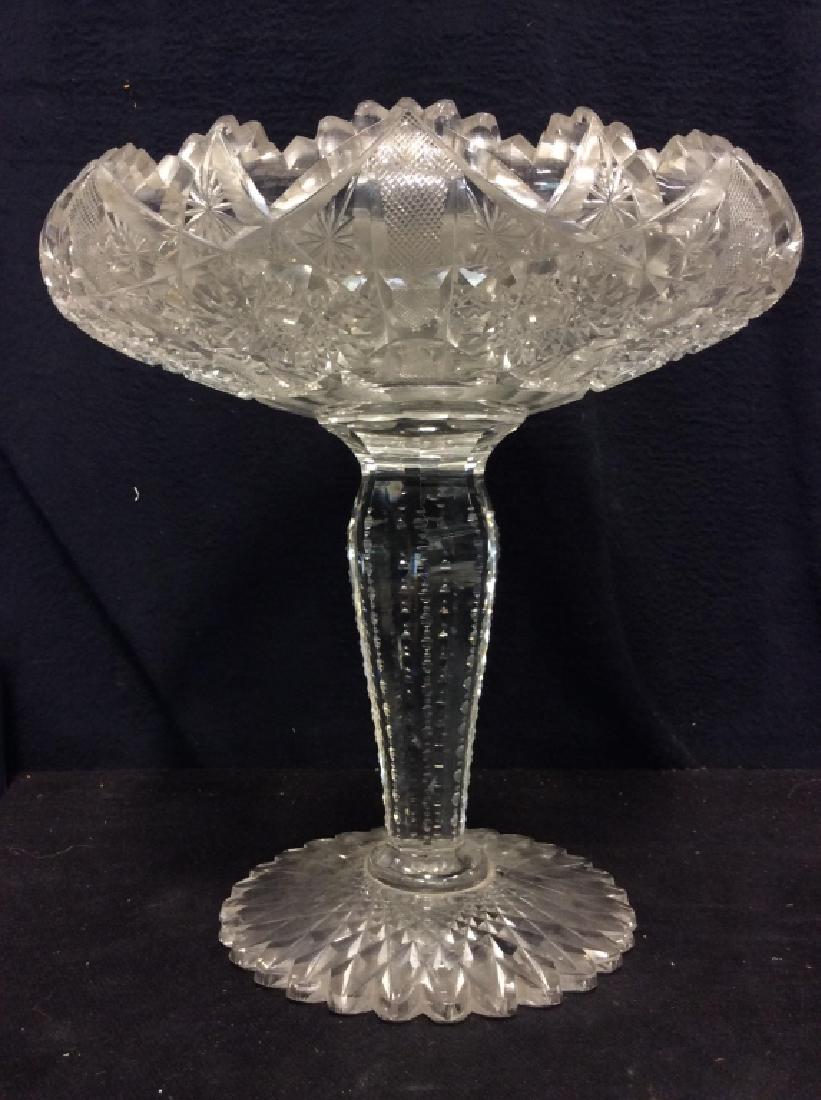 Brilliant Cut Crystal Centerpiece Vessel (1 of 10)
